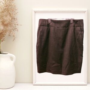 BOGO! Banana Republic Dark Brown Pencil Skirt